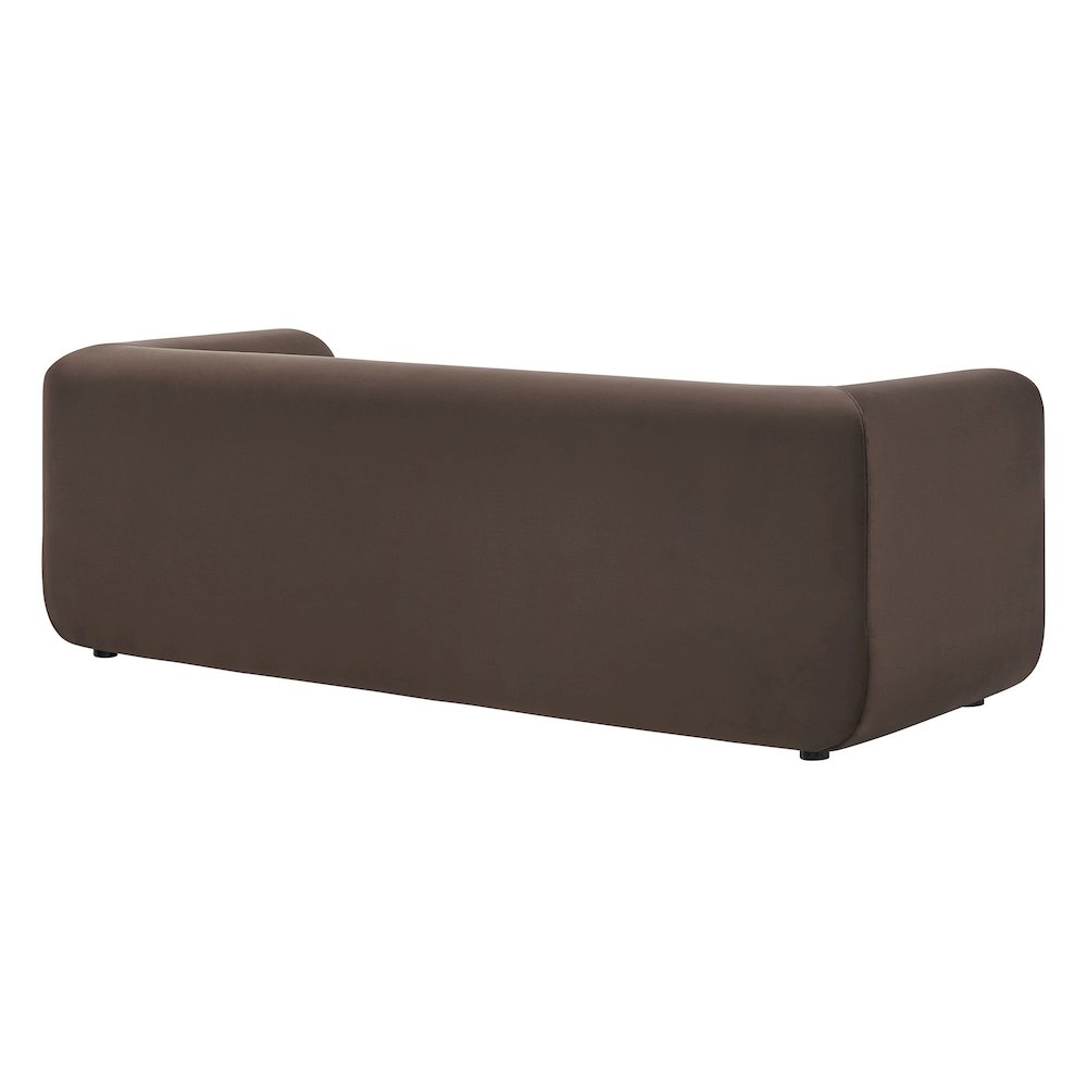 Leif 89" Performance Velvet Upholstered Sofa