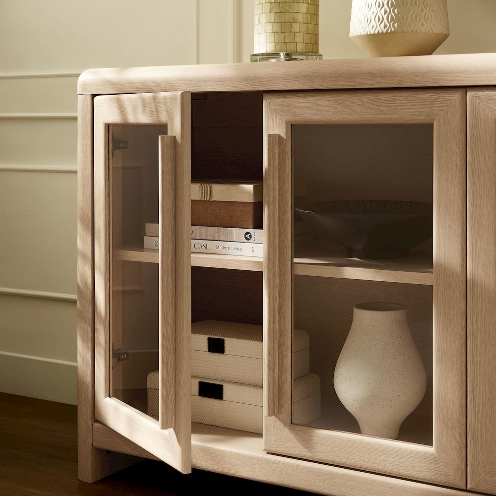 Evren 4-Door Sideboard Storage Display Cabinet