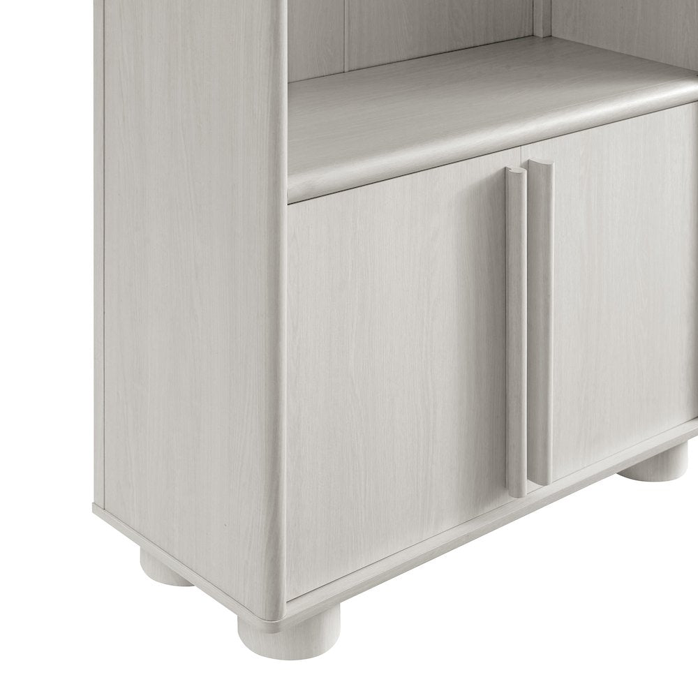 Bellamy Tall Arched Display Cabinet Bookcase