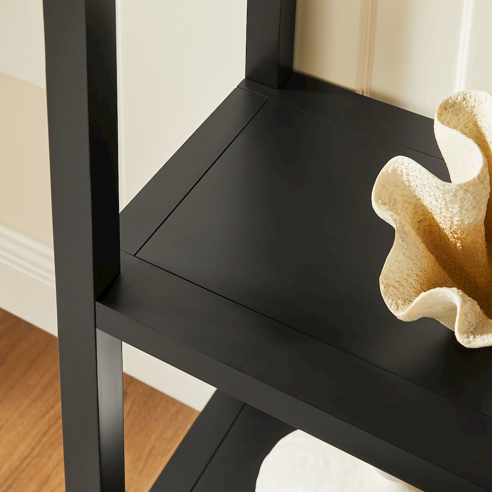 Vexley 72 Inch Large Arched Bookshelf