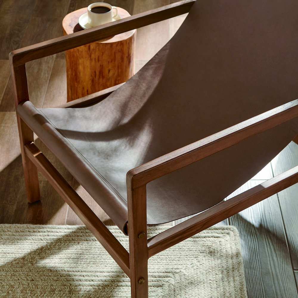 Sonora Leather Sling Chair