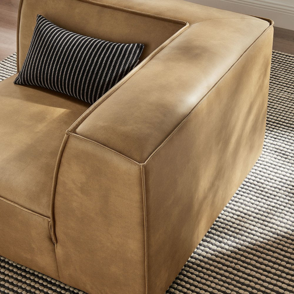 Restore Vegan Leather Modular Corner Chair