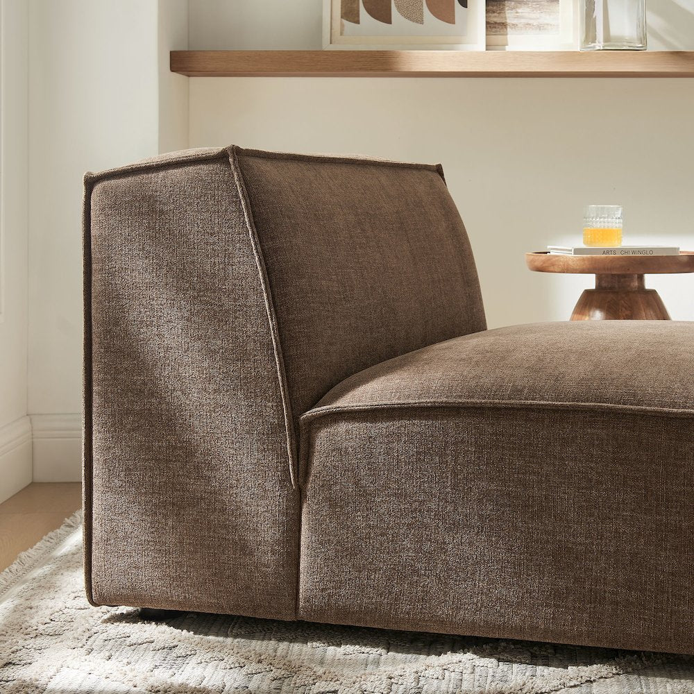 Restore Performance Fabric Upholstered Armless Modular Chair