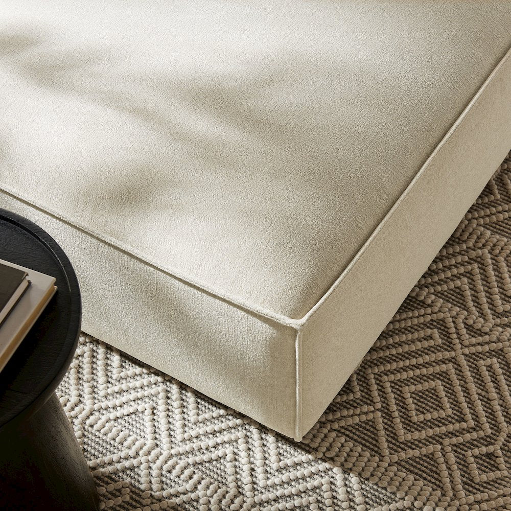 Restore Performance Fabric Upholstered Modular Ottoman