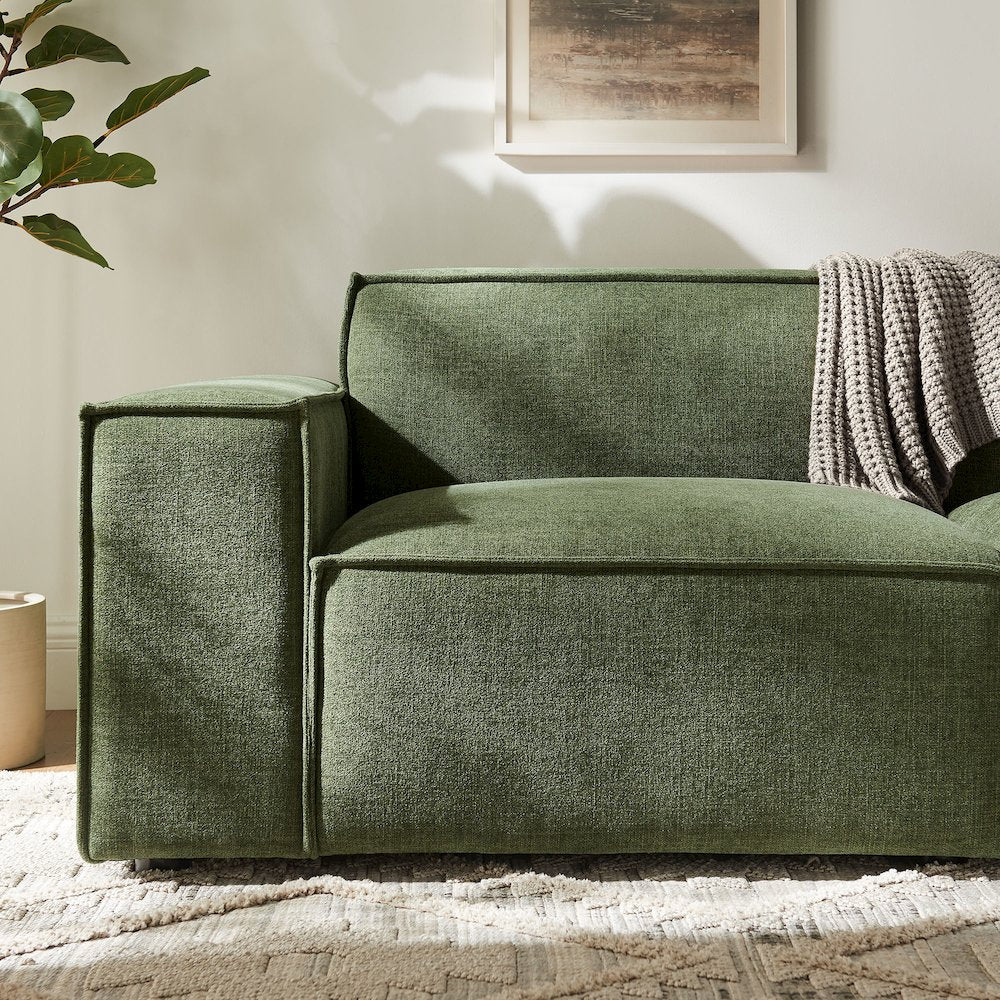Restore 2-Piece Performance Fabric Upholstered Modular Loveseat