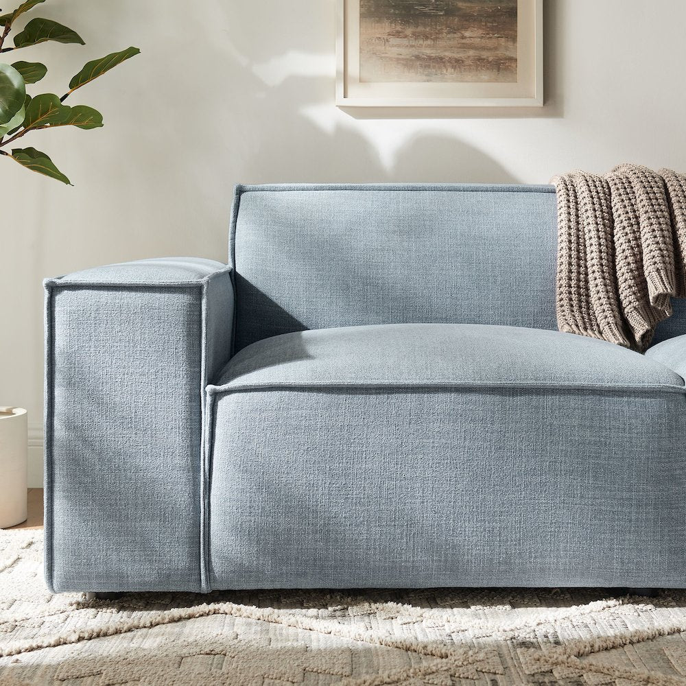 Restore 2-Piece Performance Fabric Upholstered Modular Loveseat
