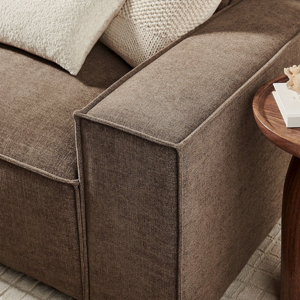 Restore 3-Piece Performance Fabric Upholstered Modular Sofa Set