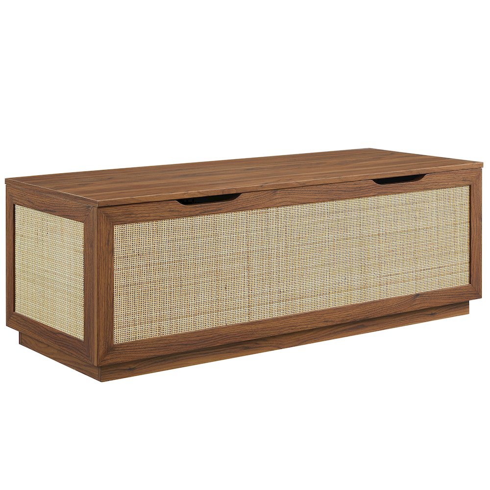 Soma Fluted 3-in-1 Hall Tree With Storage Bench and Coat Rack
