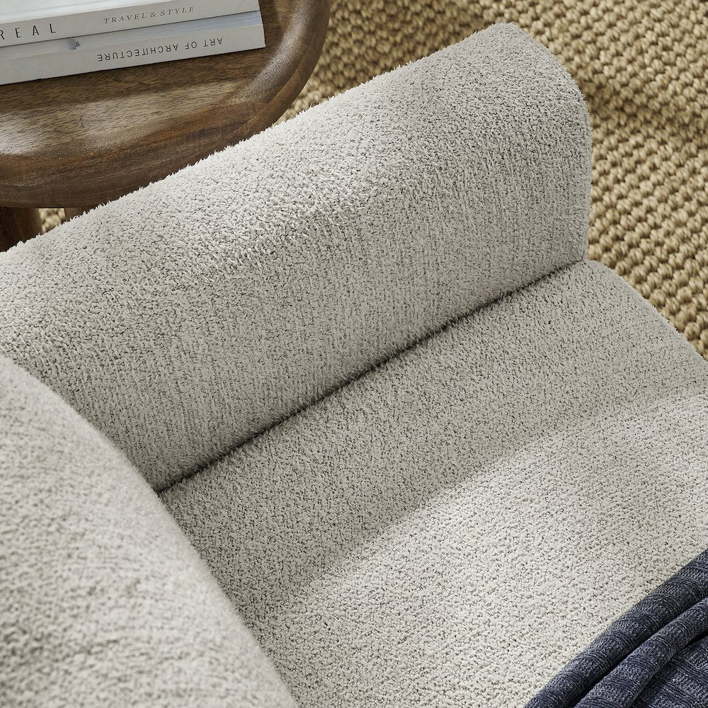 Hawken Boucle Fabric Loveseat