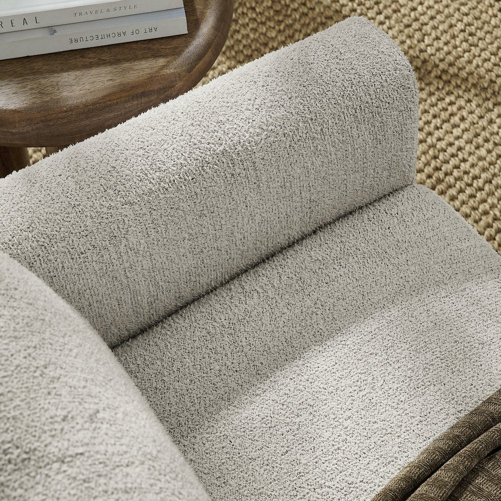 Hawken Boucle Fabric Loveseat
