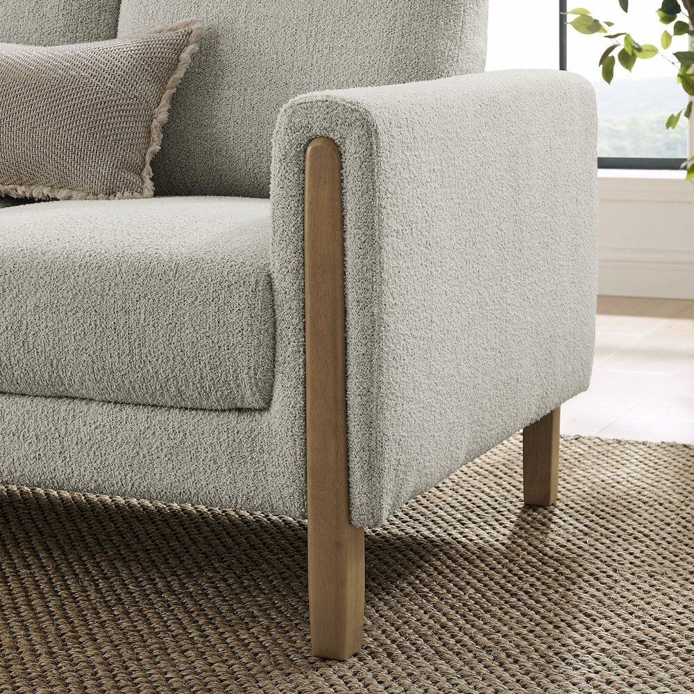 Hawken Boucle Fabric Sofa
