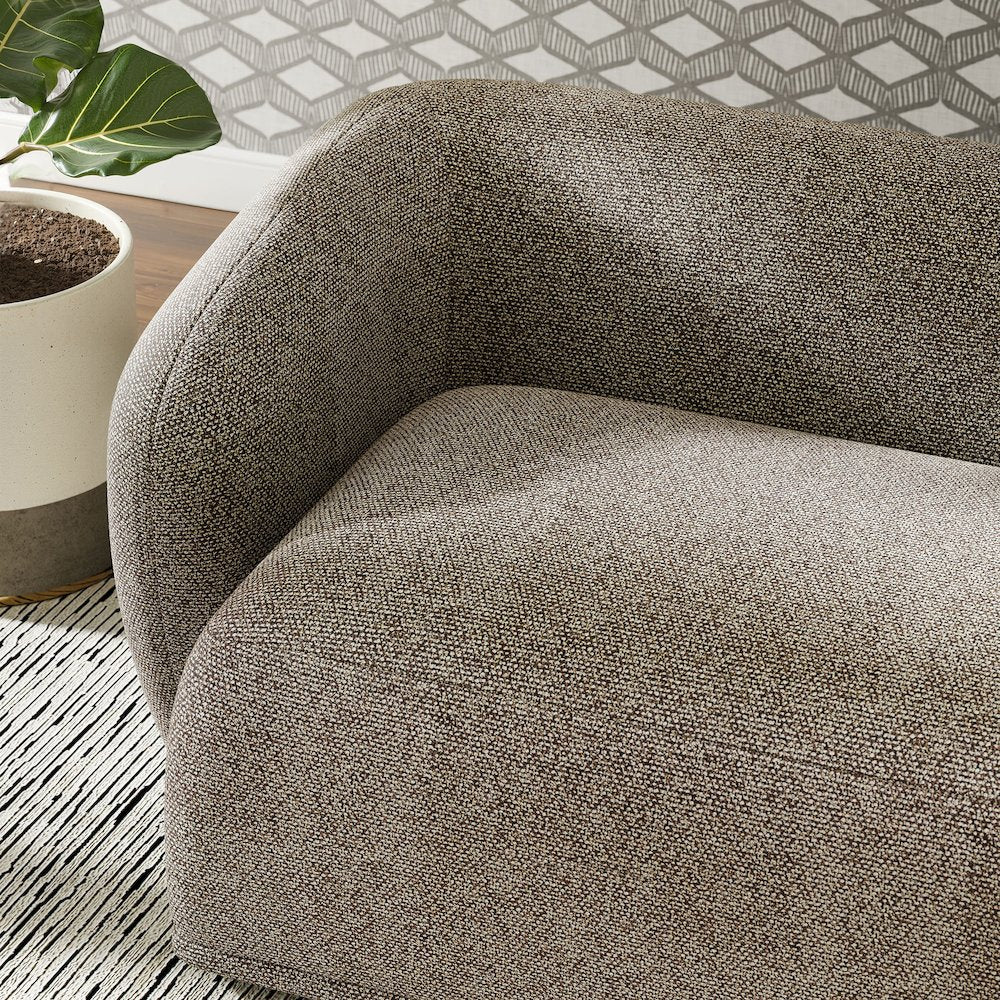 Monica 88 Inch Boucle Fabric Sofa