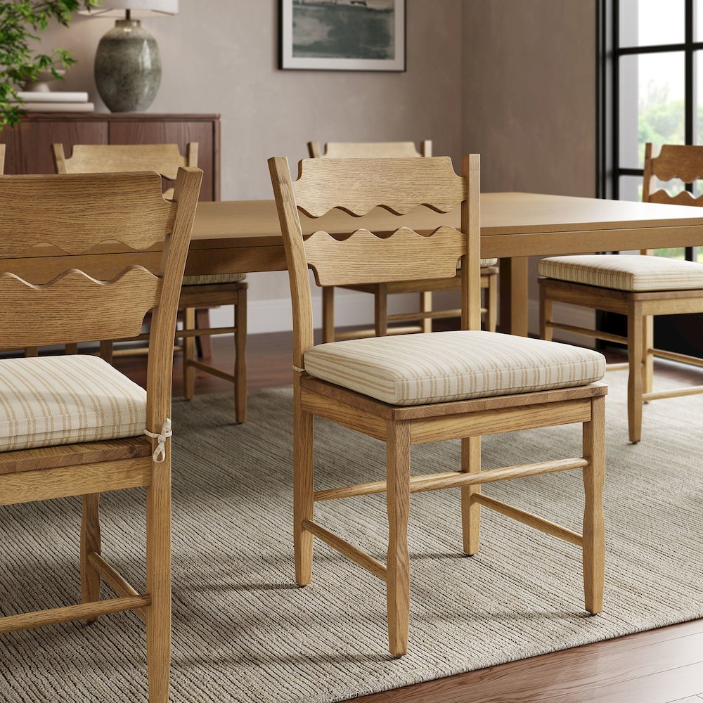 Jax Fabric Dining Chair Seat Cushion