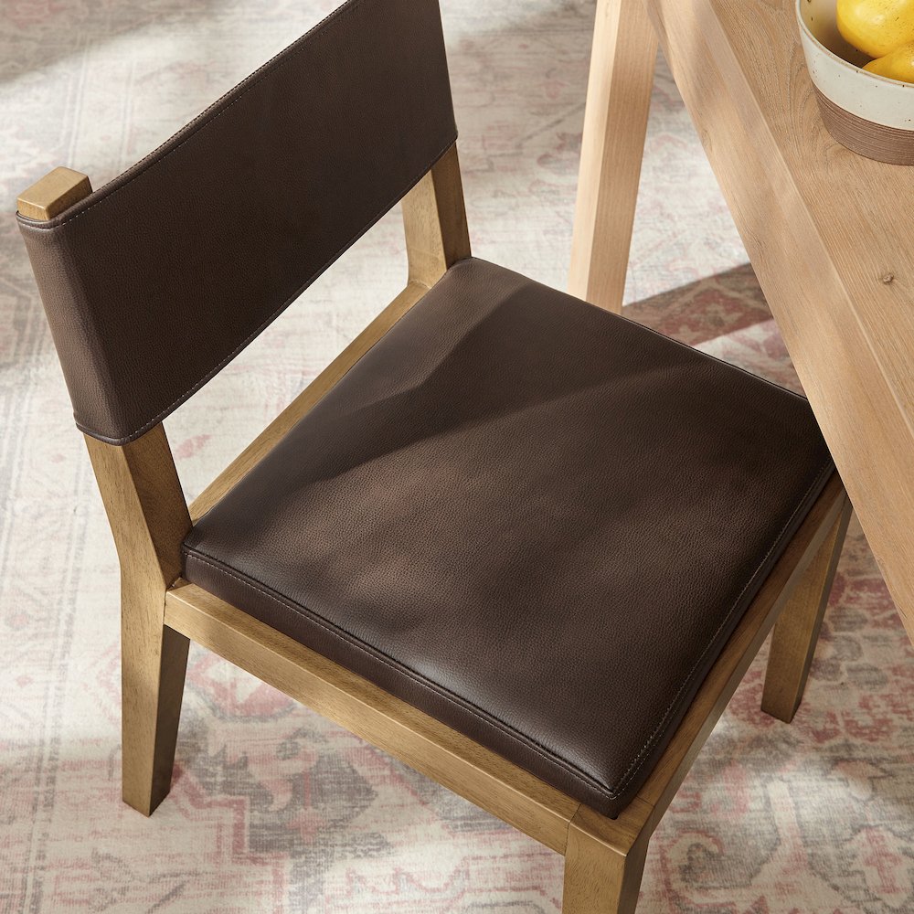 Calder Vegan Leather Dining Side Chair