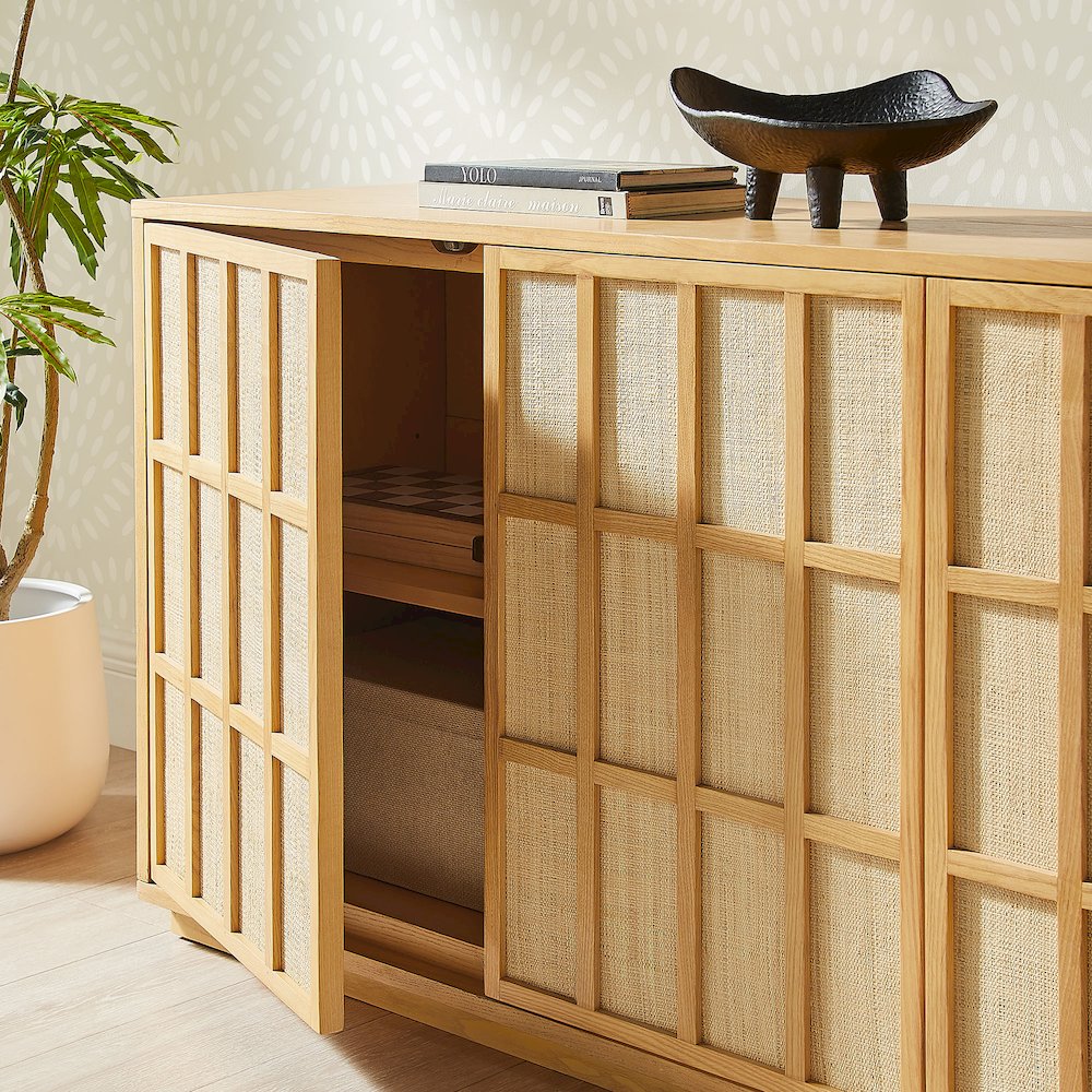 Aiko 76 Inch Japandi Sideboard