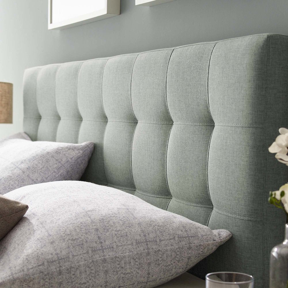 Lily Upholstered Fabric Queen Headboard