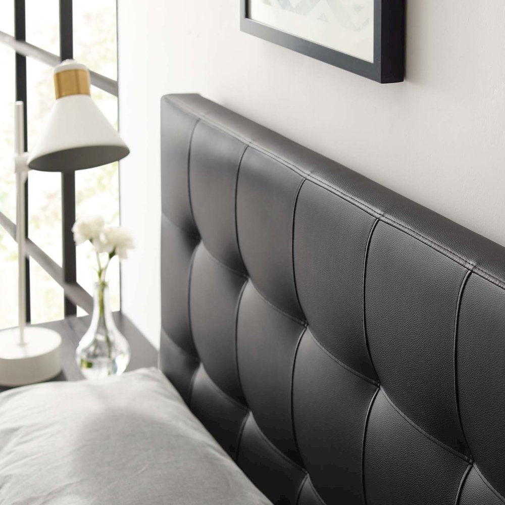 Lily Upholstered Vinyl Queen Headboard