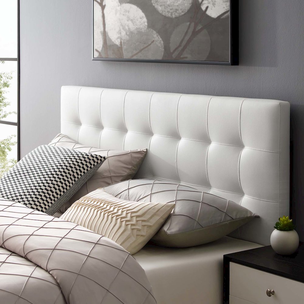 Lily Upholstered Vinyl Full Headboard