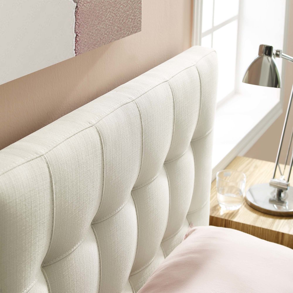 Lily Upholstered Fabric Twin Headboard