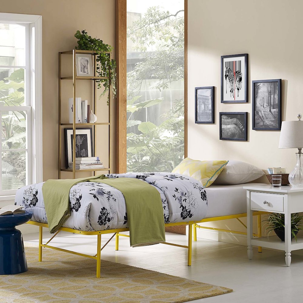 Horizon Stainless Steel Twin Bed Frame