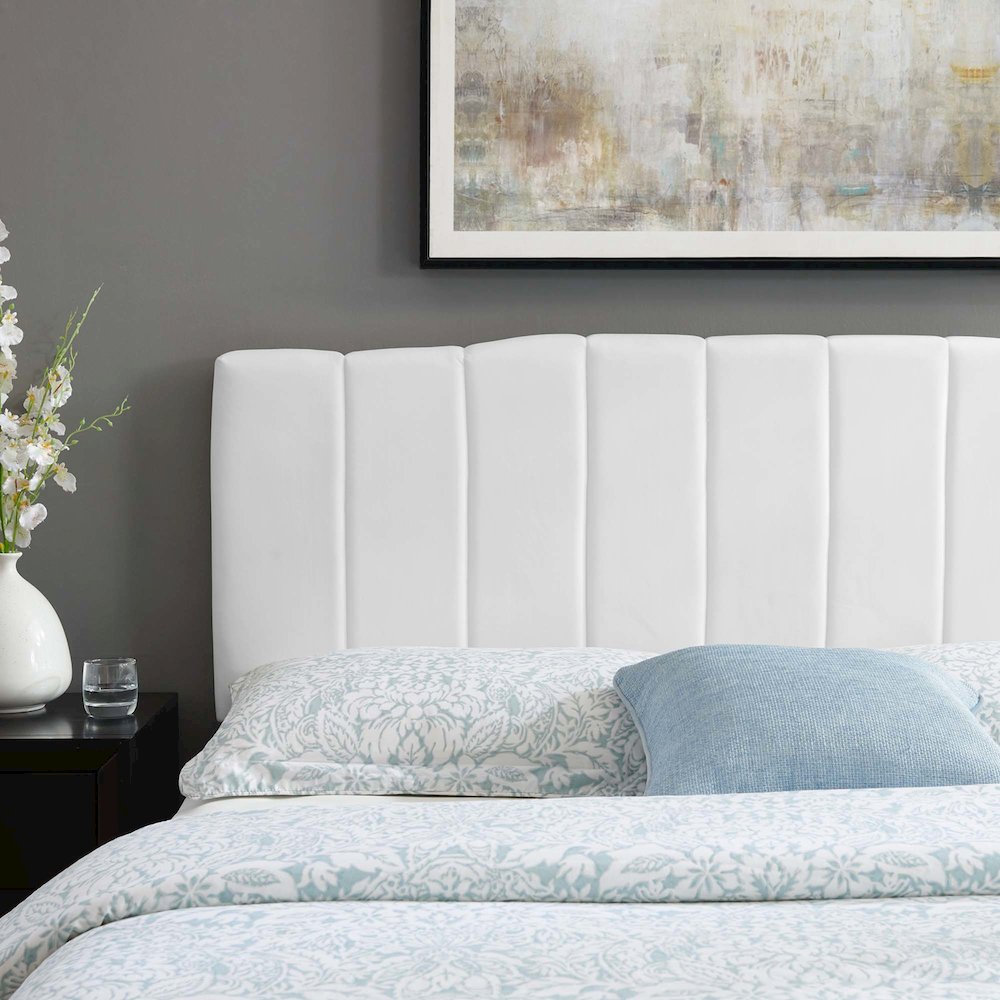 Camilla Channel Tufted Performance Velvet Full/Queen Headboard