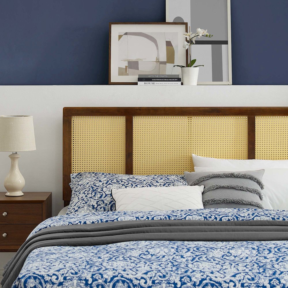 Delmare Cane Full Headboard
