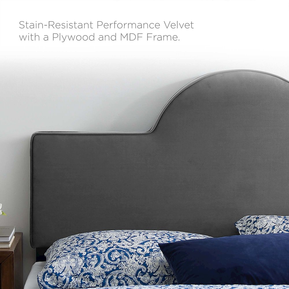 Dawn Performance Velvet Twin Headboard