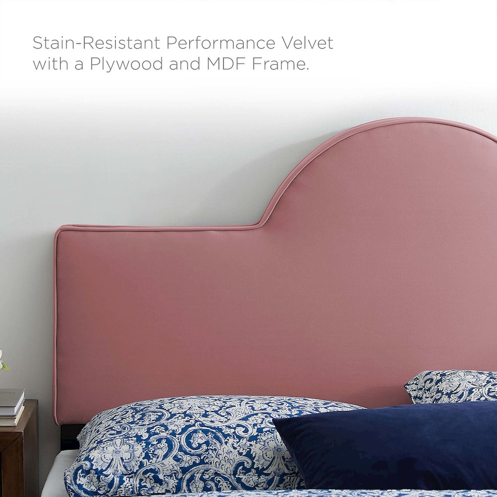 Dawn Performance Velvet Twin Headboard