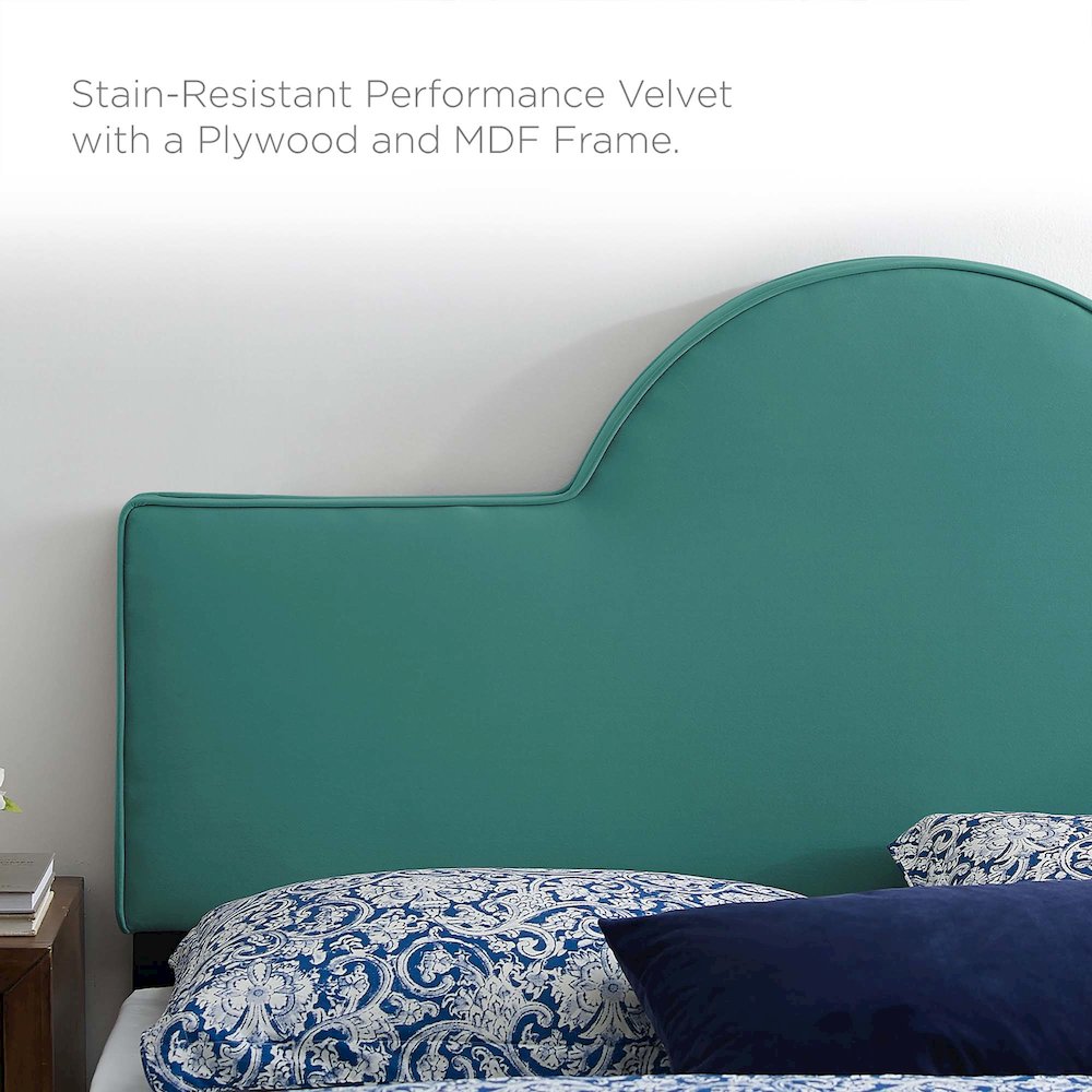 Dawn Performance Velvet Twin Headboard