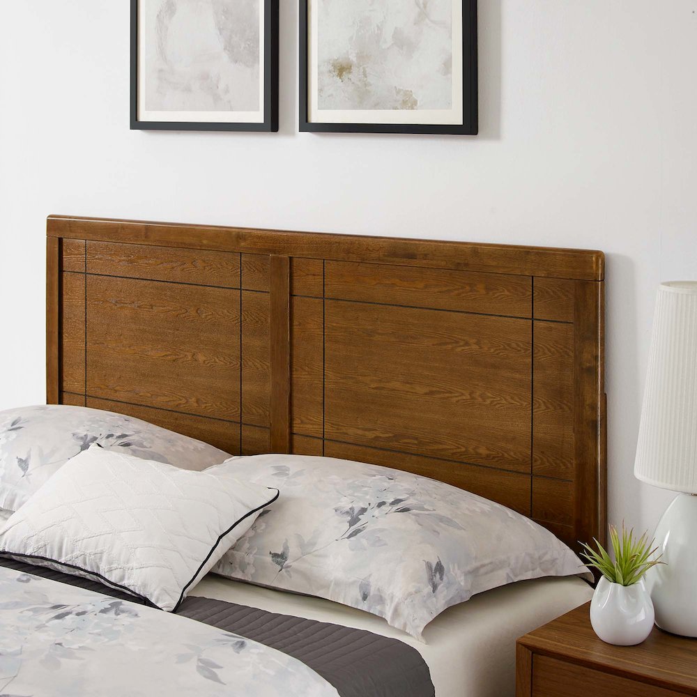 Marlee Wood Queen Platform Bed With Splayed Legs