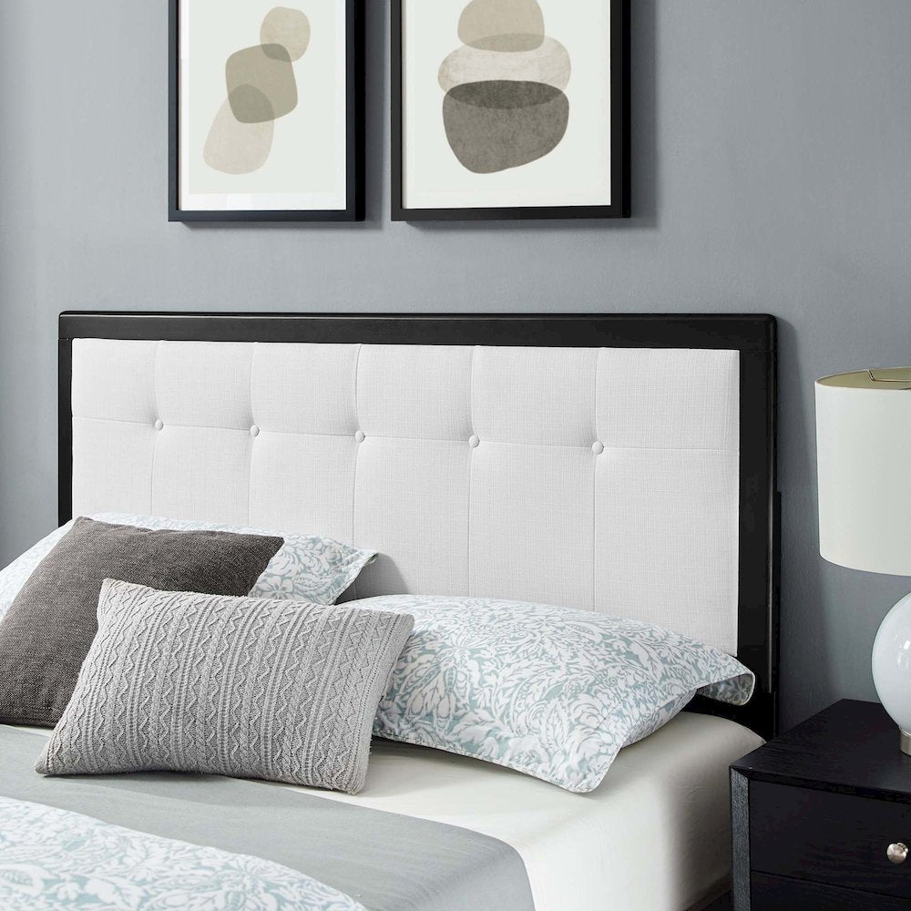 Willow Wood King Platform Bed With Splayed Legs