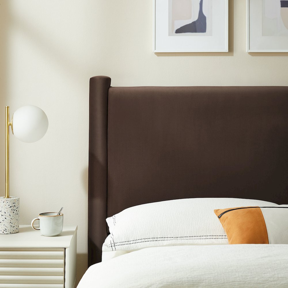Rael Performance Velvet Twin Headboard