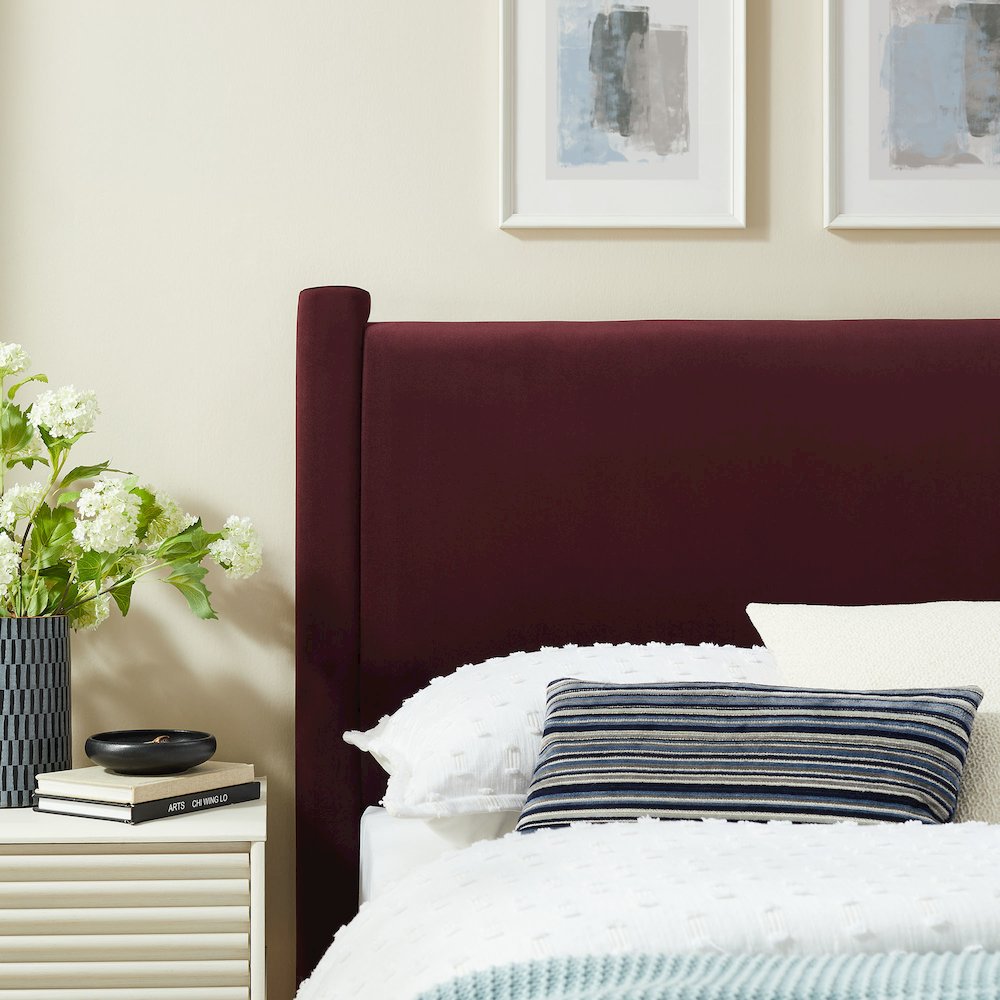 Rael Performance Velvet Twin Headboard