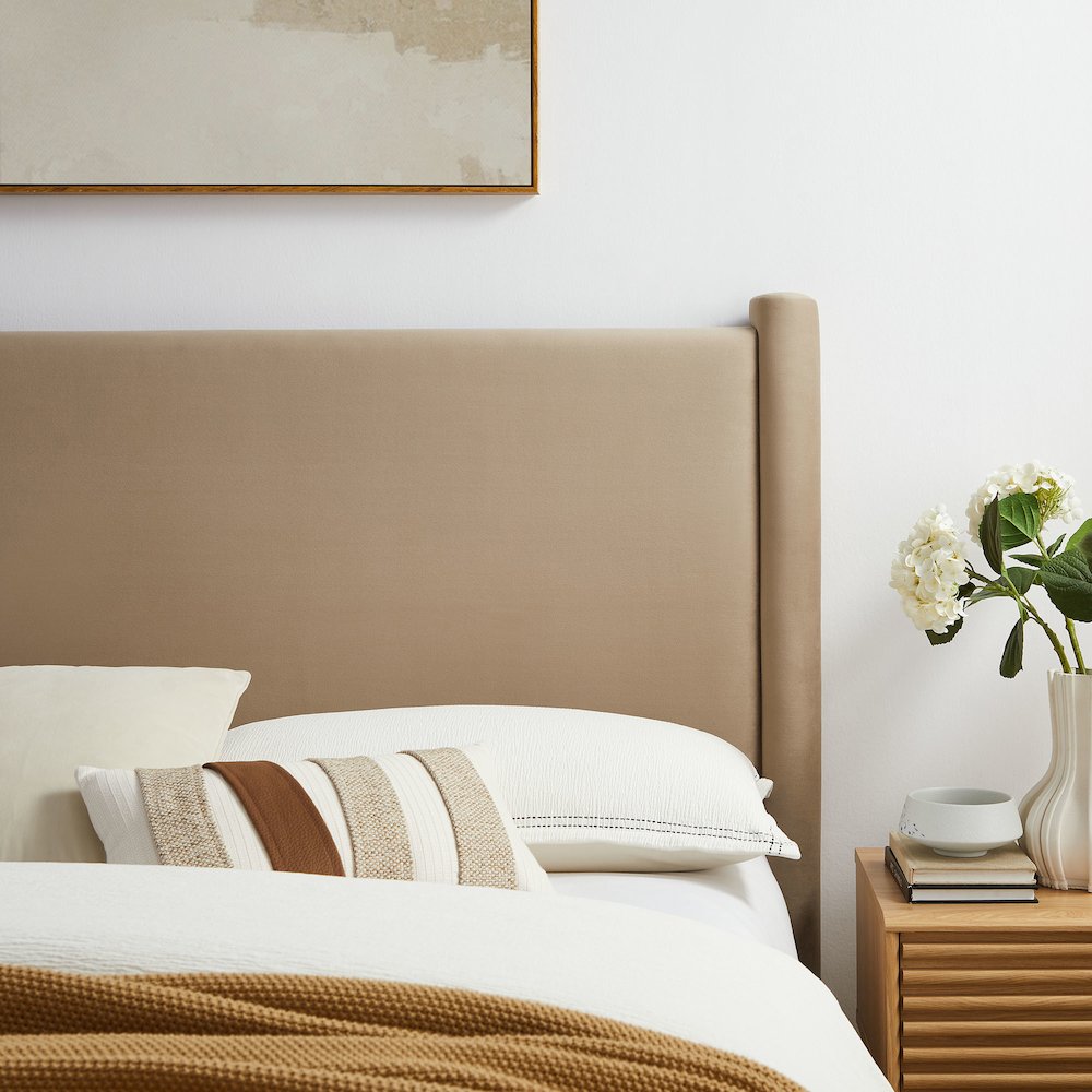 Rael Performance Velvet Full Headboard