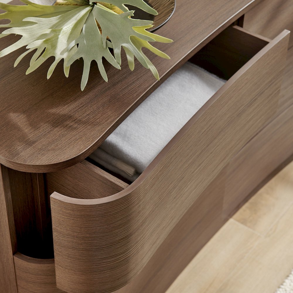 Mirae 6-Drawer Curved Dresser