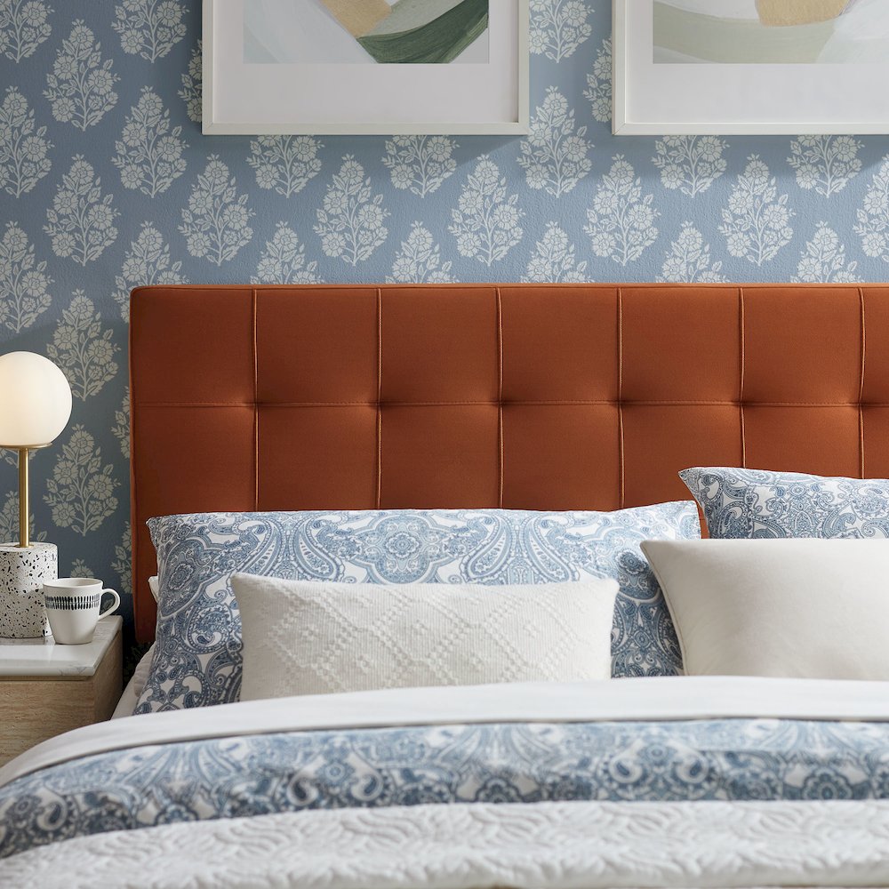 Lily Stain-Resistant Performance Velvet Full Size Headboard