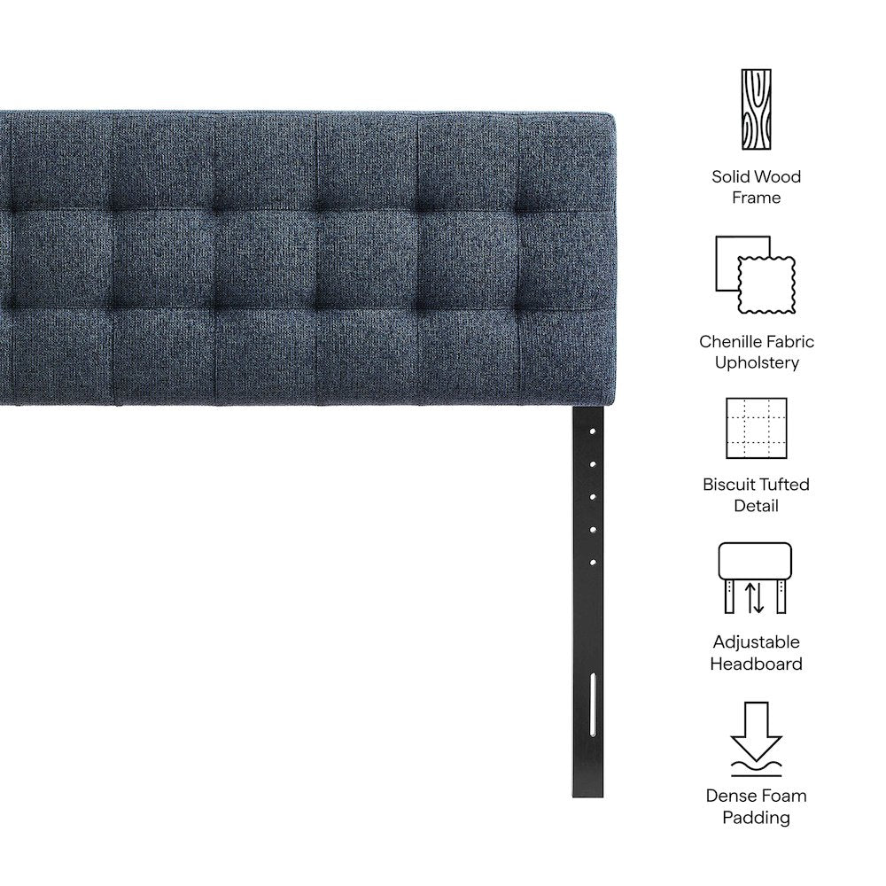 Lily Upholstered Queen Size Headboard
