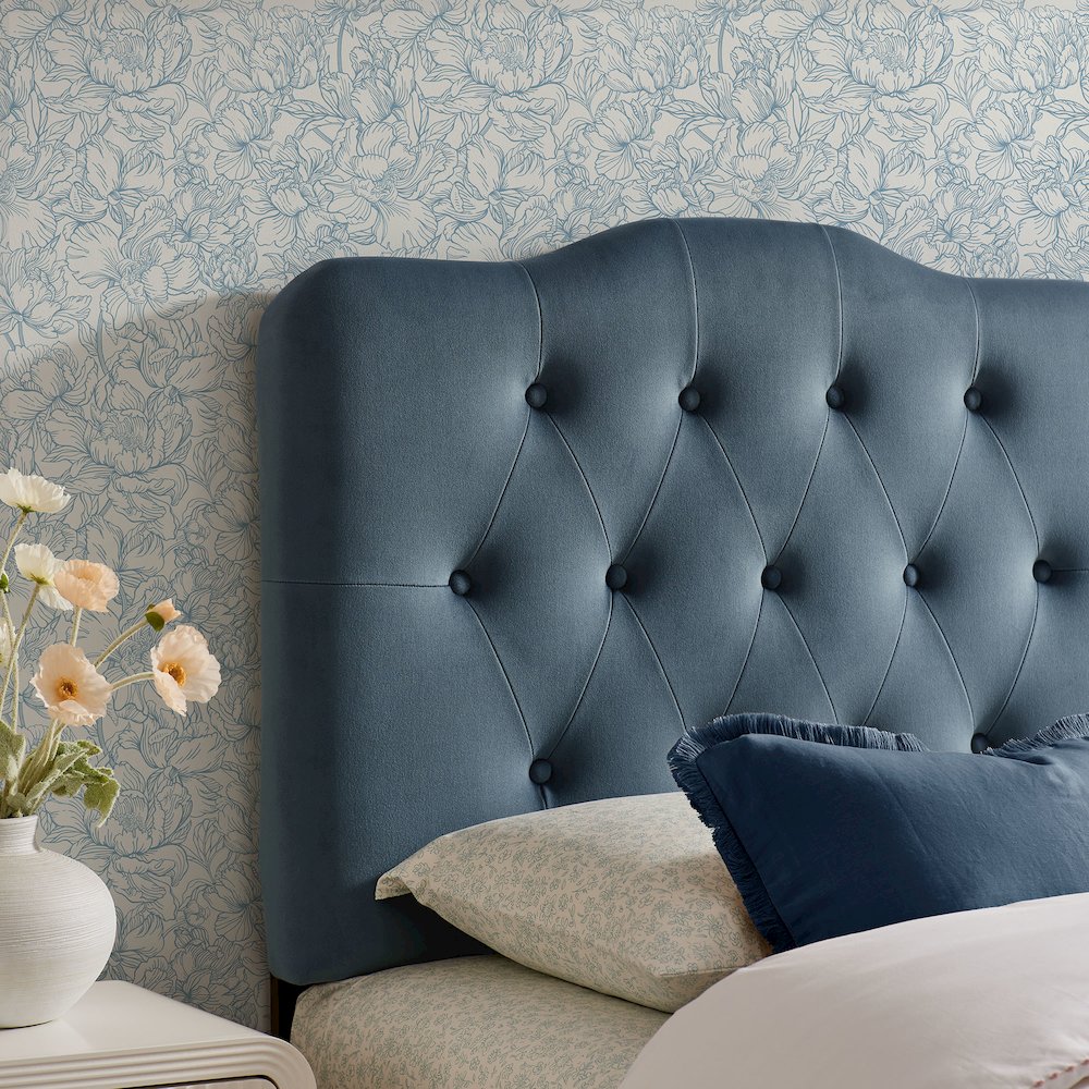 Annabel Stain-Resistant Performance Velvet Twin Headboard