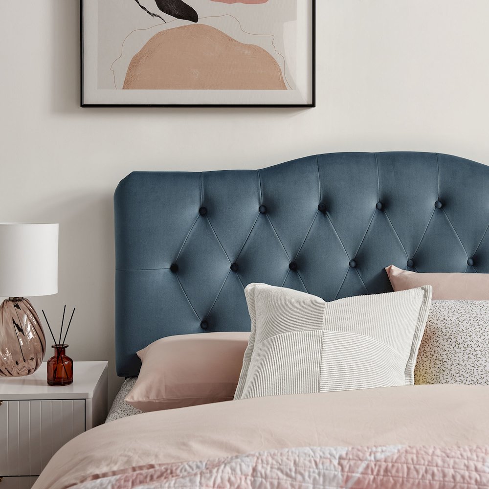 Annabel Stain-Resistant Performance Velvet King Headboard