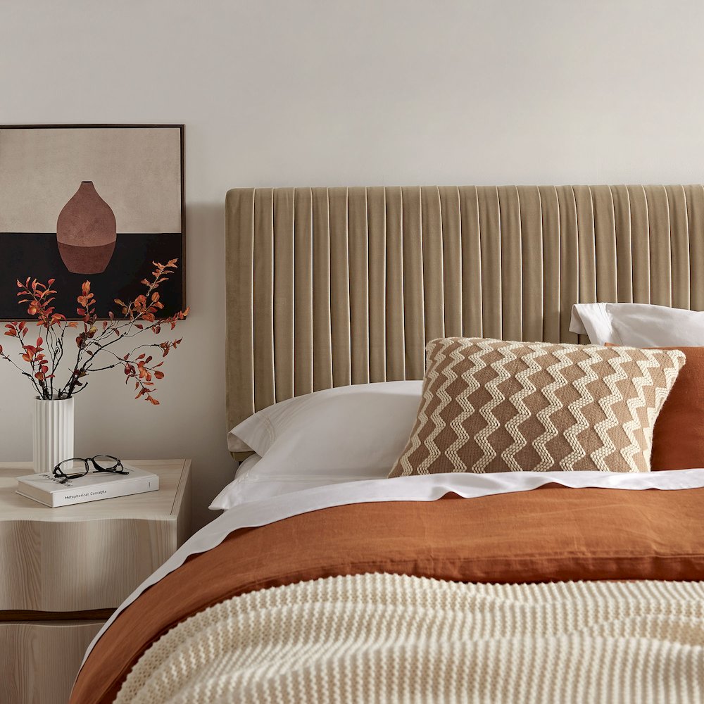 Eloise Stain-Resistant Performance Velvet Full Headboard