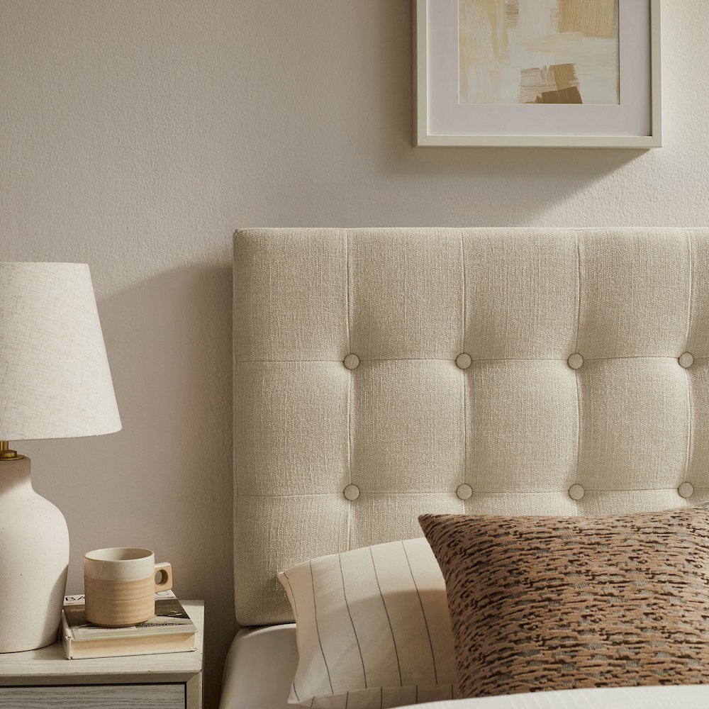 Emily Fabric Upholstered Twin Size Headboard
