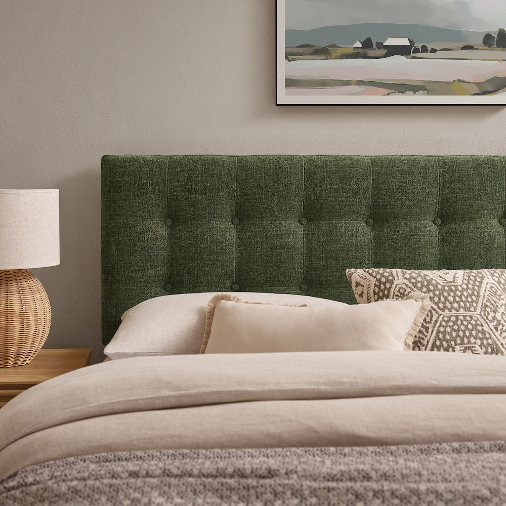 Emily Fabric Upholstered King Size Headboard