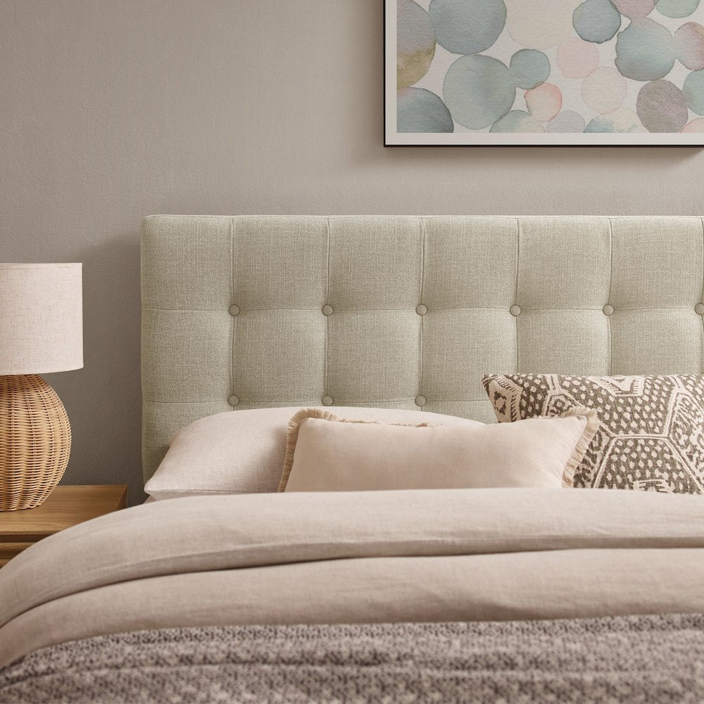 Emily Fabric Upholstered King Size Headboard
