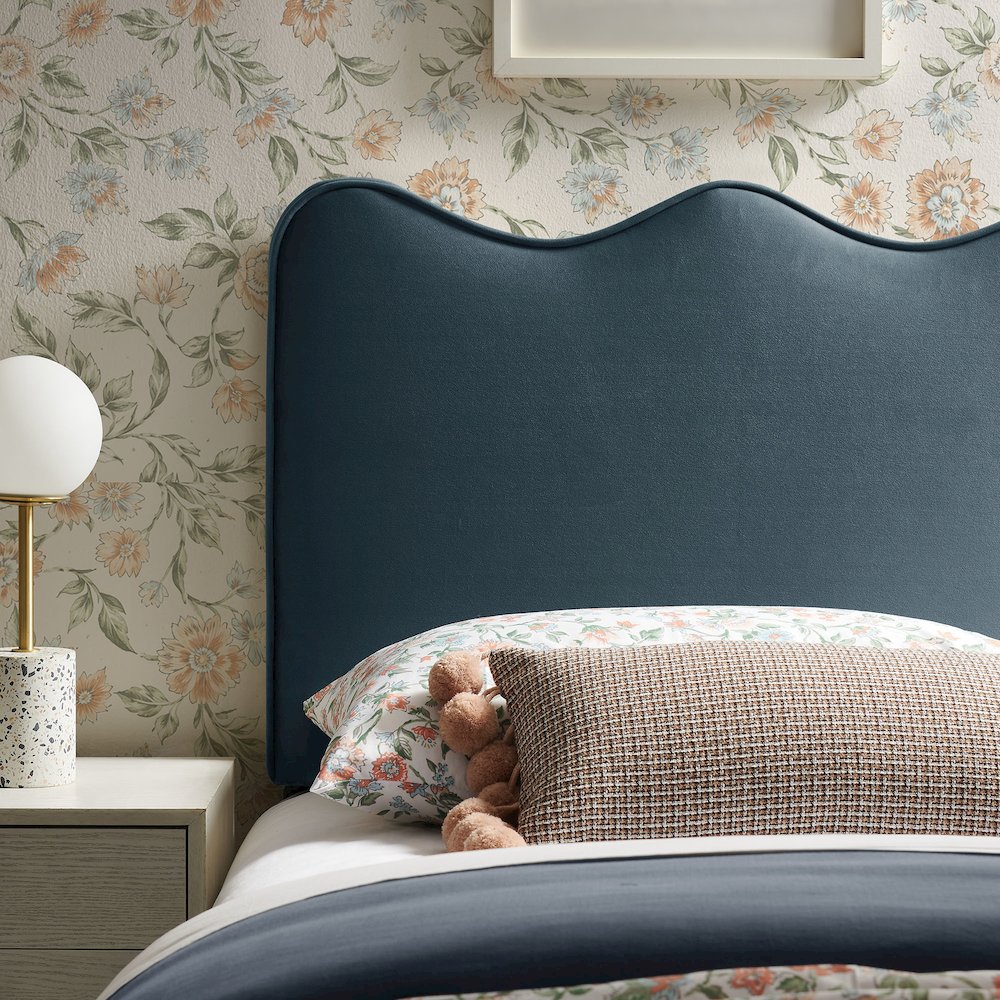Athena Stain-Resistant Performance Velvet Twin Size Headboard