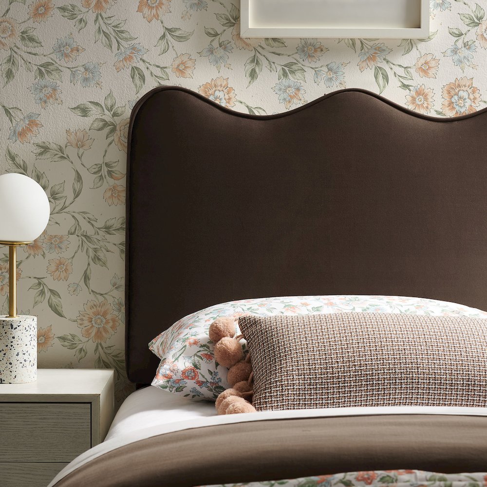 Athena Stain-Resistant Performance Velvet Twin Size Headboard