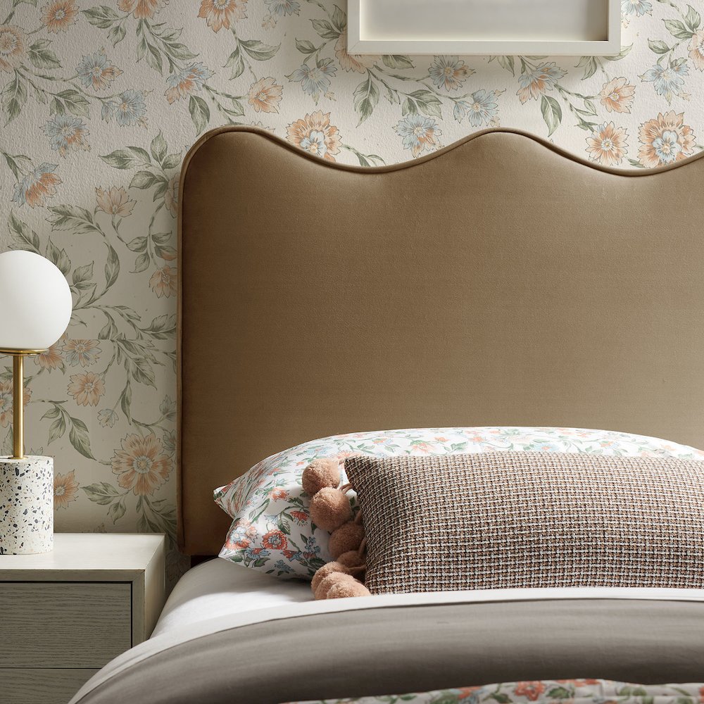 Athena Stain-Resistant Performance Velvet Twin Size Headboard