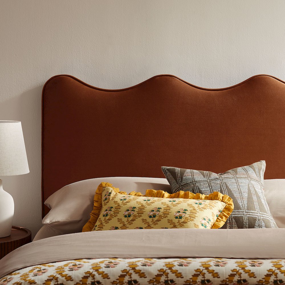 Athena Stain-Resistant Performance Velvet Queen Size Headboard