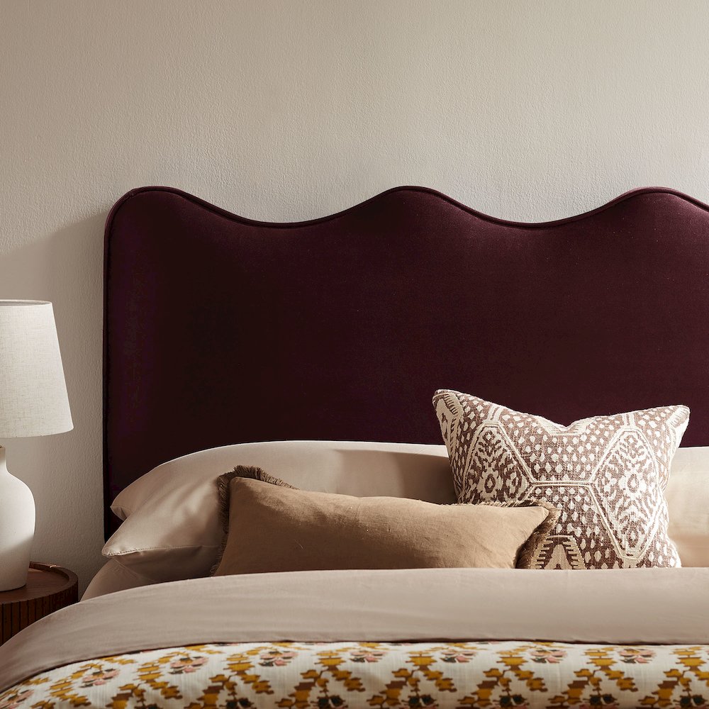 Athena Stain-Resistant Performance Velvet King Size Headboard