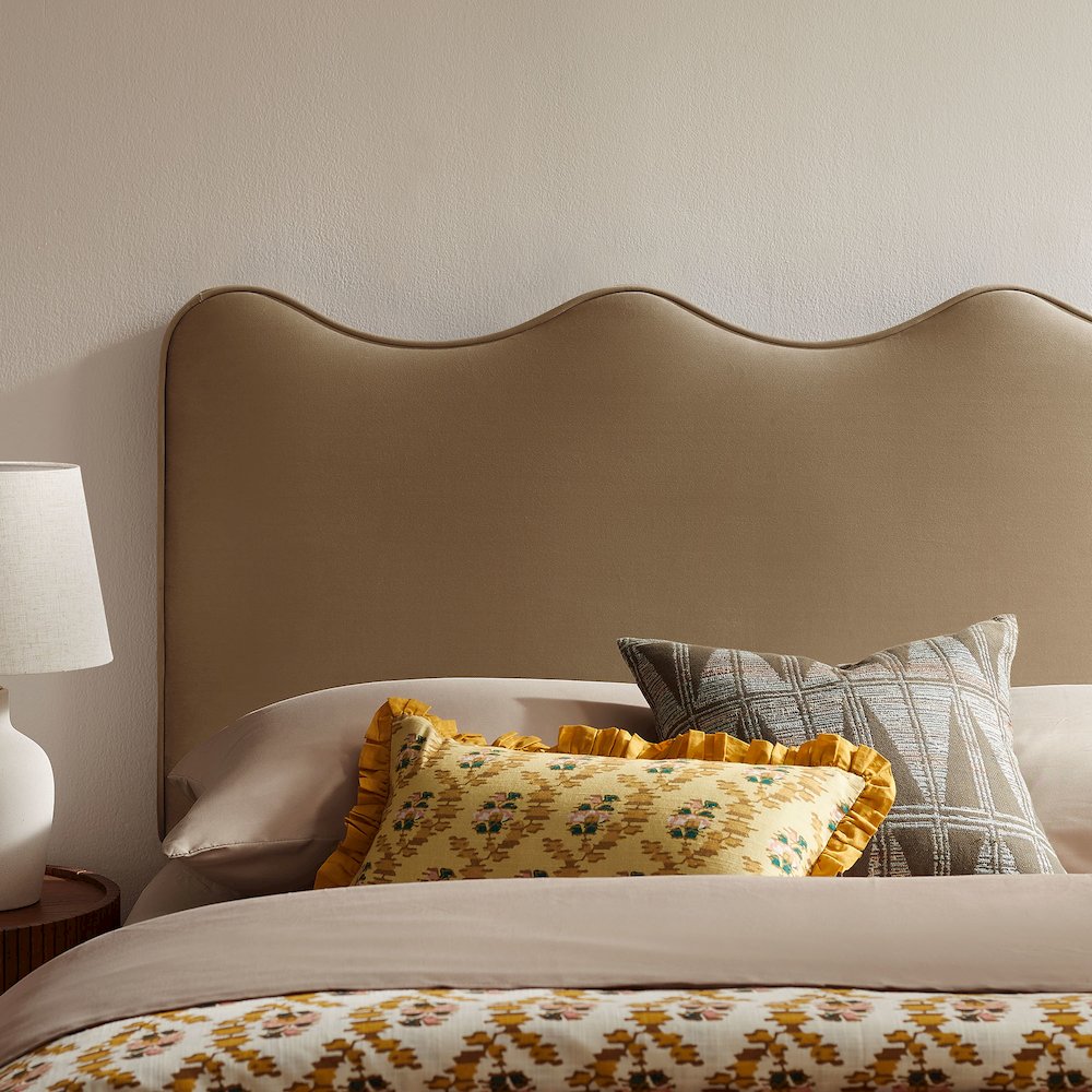 Athena Stain-Resistant Performance Velvet King Size Headboard