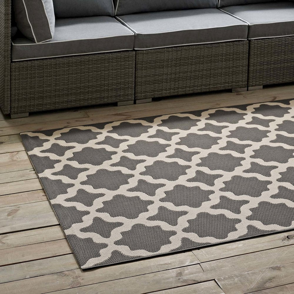Cerelia Moroccan Trellis Indoor and Outdoor 8x10 Area Rug